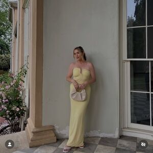 BEGINNING BOUTIQUE ✨ - Julie Yellow Maxi Dress